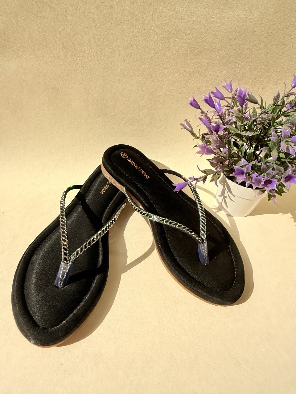 Daring Prani GlowStep Shimmer Flats for Women