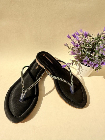 Daring Prani GlowStep Shimmer Flats for Women