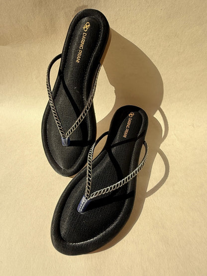 Daring Prani GlowStep Shimmer Flats for Women