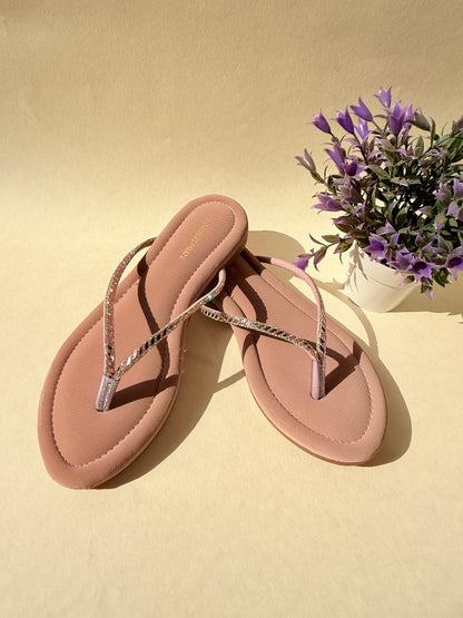 Daring Prani GlowStep Shimmer Flats for Women