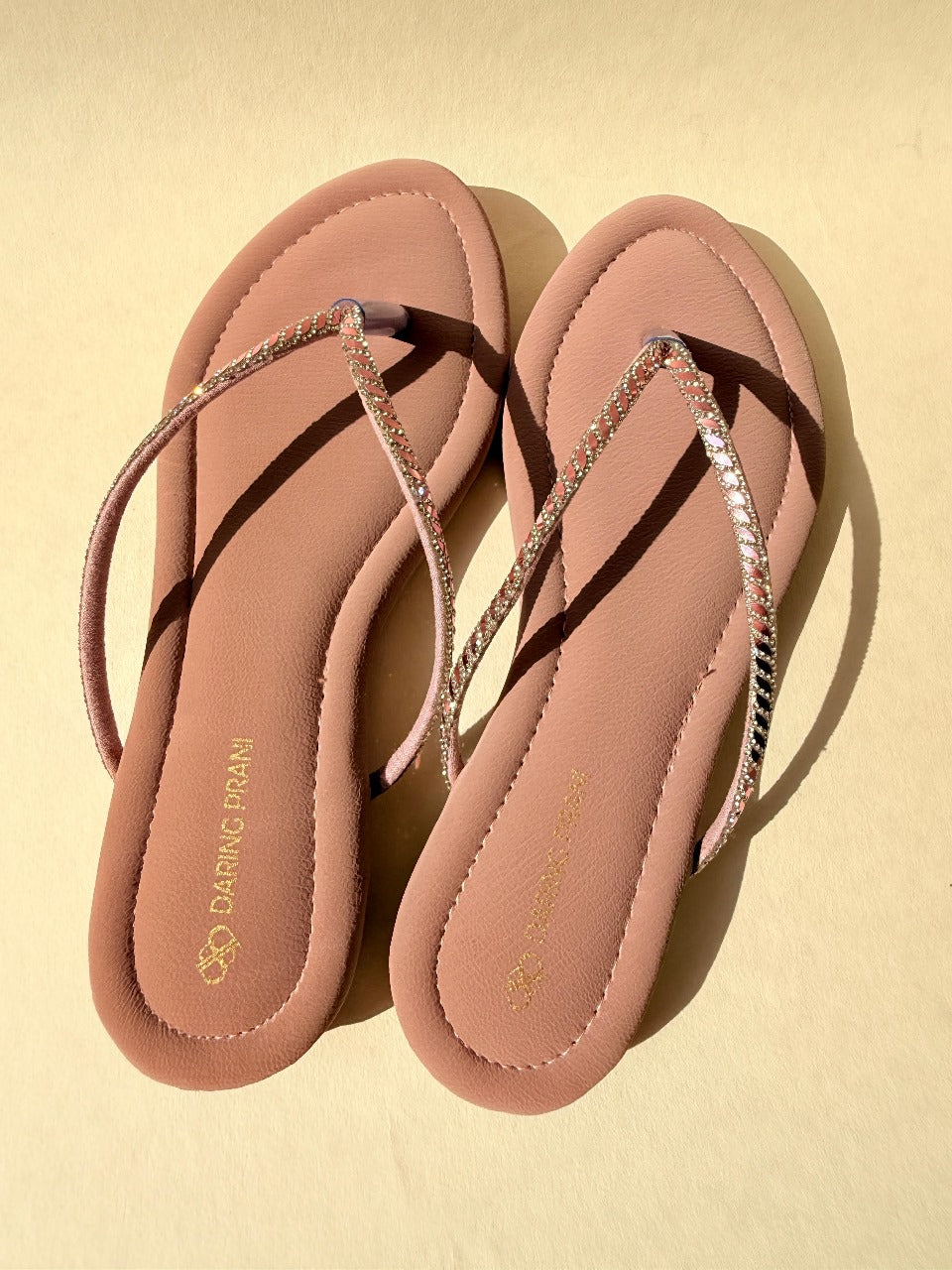 Daring Prani GlowStep Shimmer Flats for Women